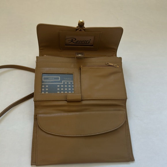 NWOT Elegant Deep Gold Crossbody Bag - Picture 5 of 11